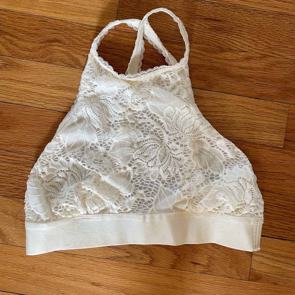 Urban Outfitters White Lace Bralette